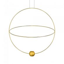 Elara_large lampa wisząca złota 32W LED 3000K 2260+845 lm CRI90 ściemnialna